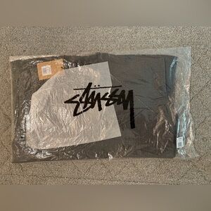 Stussy Washed Black Raglan Thermal
